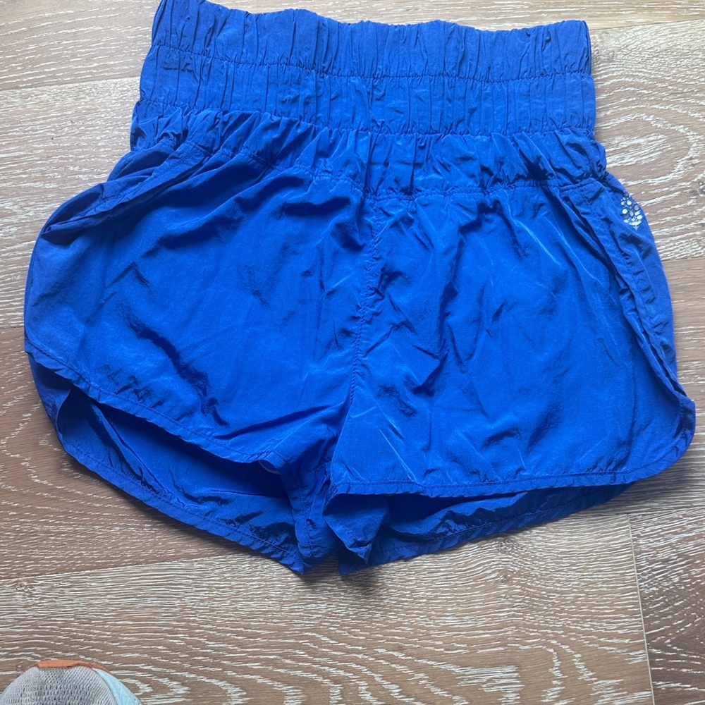 Free People Movement Vibrant Blue Women's Athletic Shorts